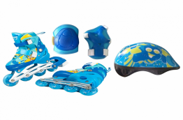 ROLER PW-155B ALU PLAVI SET KACIGA I ŠTITNICI