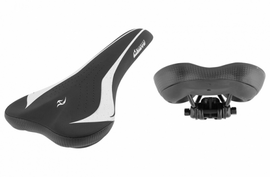 SEDLO MTB CRNO BELO CARBON HIGH END 270X155mm