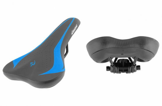 SEDLO MTB CRNO PLAVO CARBON HIGH END 270X155mm
