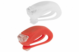 TREPTAČ SILICONE PREDNJI + ZADNJI SA DVE SUPER SVETLE DIODE